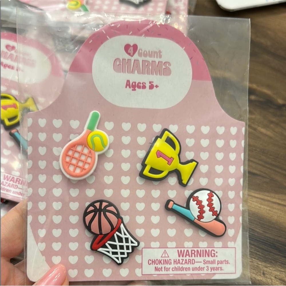Crocs And Bag Charms Tennis Sport‎ Baseball Trophy Basketball